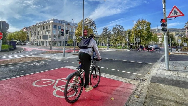 Beim  Aicheleknoten wurden die Bedrfn...n Radfahrern  strker bercksichtigt.   | Foto: Barbara Ruda