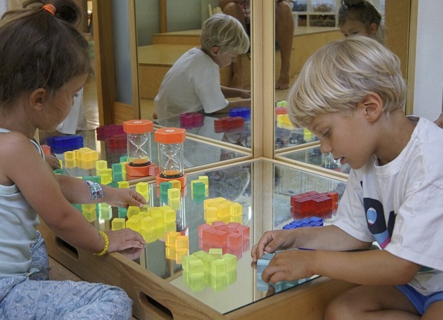 Mathematik wird spielerisch im Kindergarten erlernt.  | Foto: Kindergarten