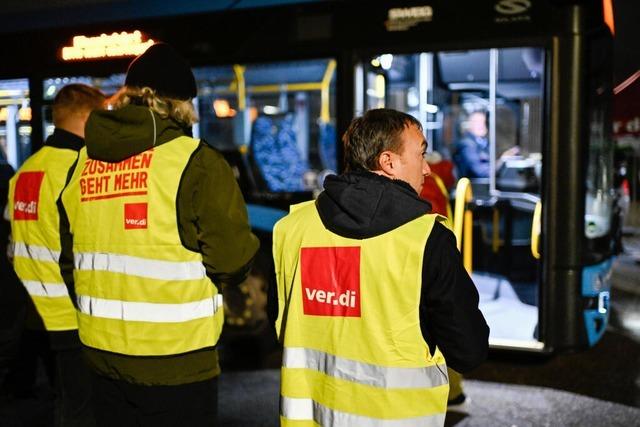 Erneut Warnstreiks bei Bussen und Bahnen im Sdwesten