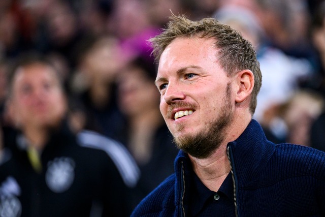 Julian Nagelsmann geht optimistisch in die letzten L&auml;nderspiele des Jahres.  | Foto: Tom Weller/dpa