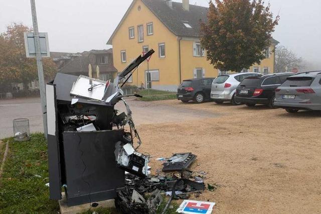 Nach der Sprengung des Geldautomaten in Burkheim: Unklar, ob ein neuer Automat aufgestellt wird