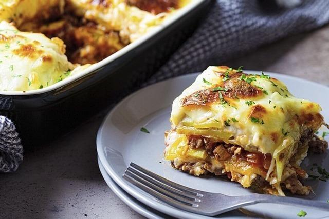 Hammelfleisch in der Moussaka