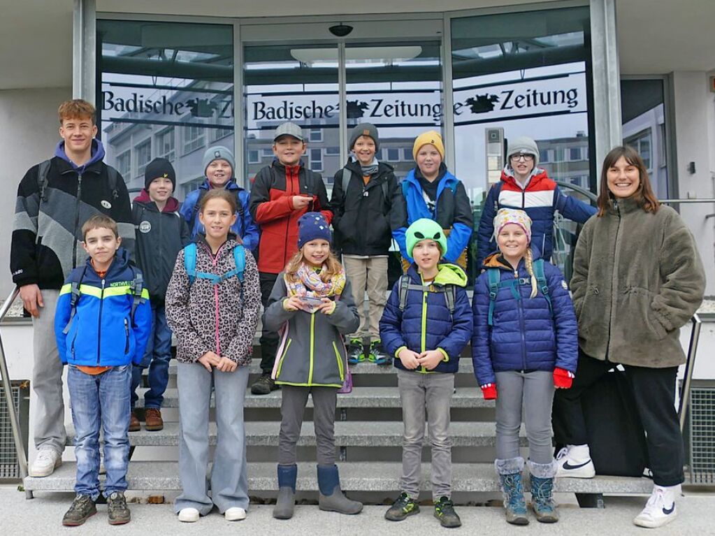 Klasse 4 der Grundschule Bachheim Unadingen