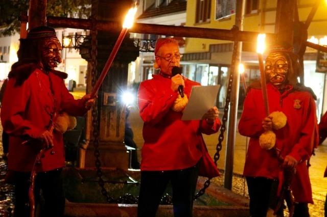 Mit dem lfte lfte geht es auch in Schopfheim in die Fasnacht