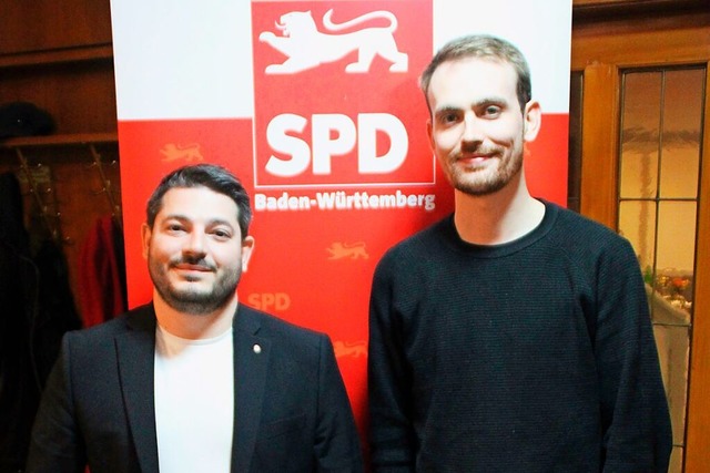 Mchten in den Bundestag: Kevin Baumgartner (links) und Leon Intveen  | Foto: Rolf Reimann