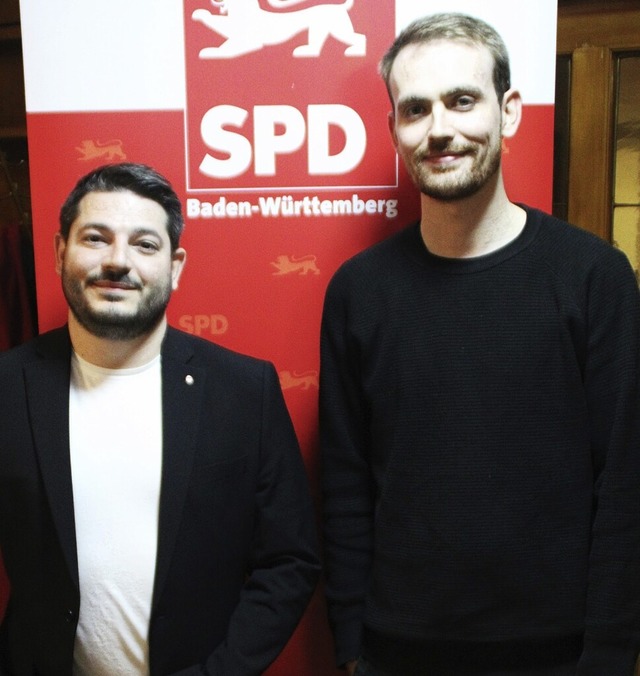 Mchten in den Bundestag: Kevin Baumgartner (links) und Leon Intveen  | Foto: Rolf Reimann