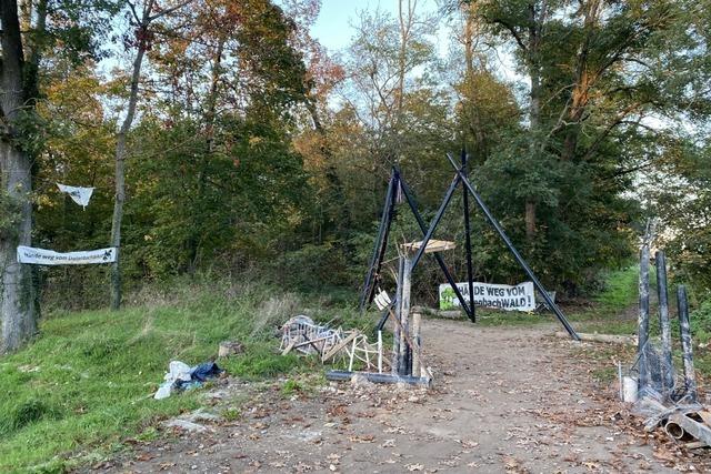 Warten auf Tag X: Waldbesetzer des Langmattenwldchens in Freiburg bereiten sich auf die Rumung vor