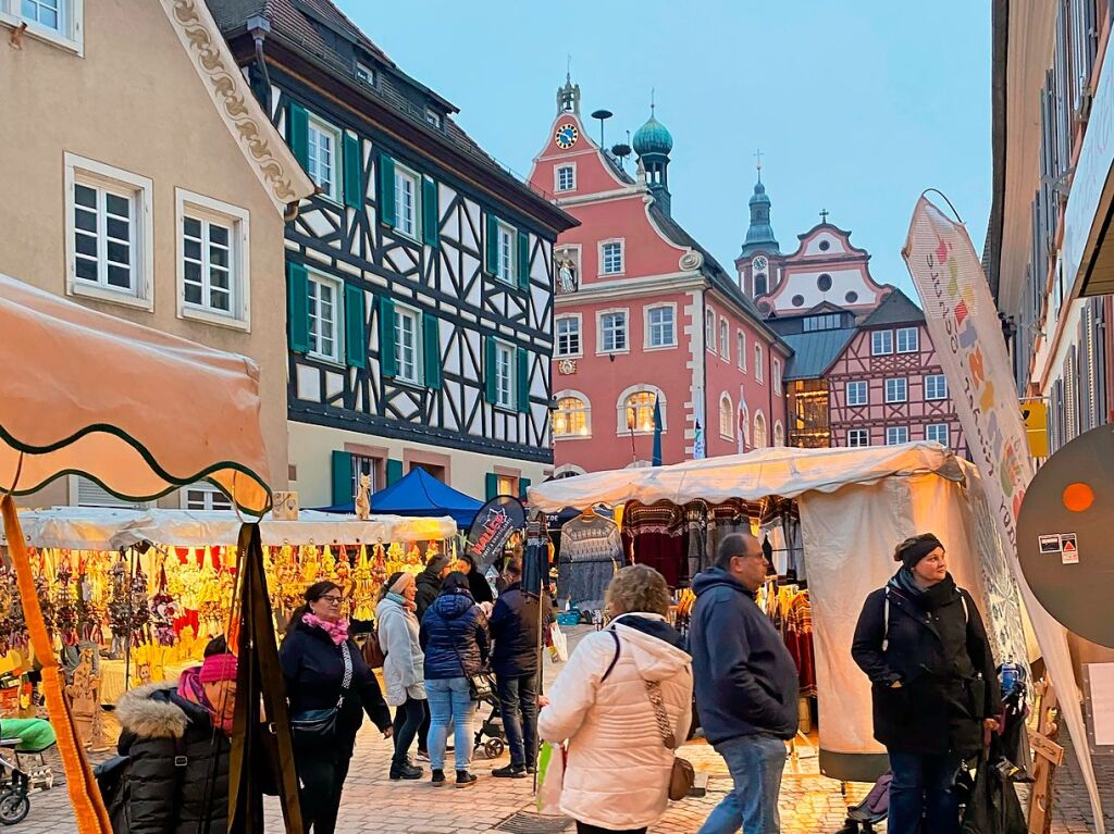 Buntes Treiben herrschte das ganze Wochenende auf dem Ettenheimer Martinimarkt.