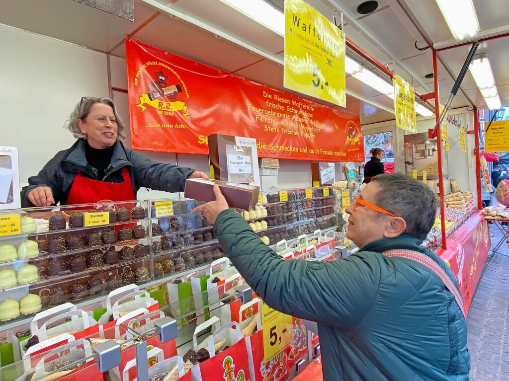 Buntes Treiben herrschte das ganze Wochenende auf dem Ettenheimer Martinimarkt.