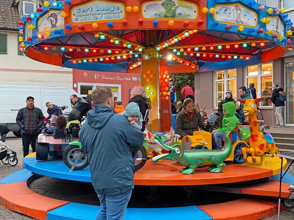 Buntes Treiben herrschte das ganze Wochenende auf dem Ettenheimer Martinimarkt.