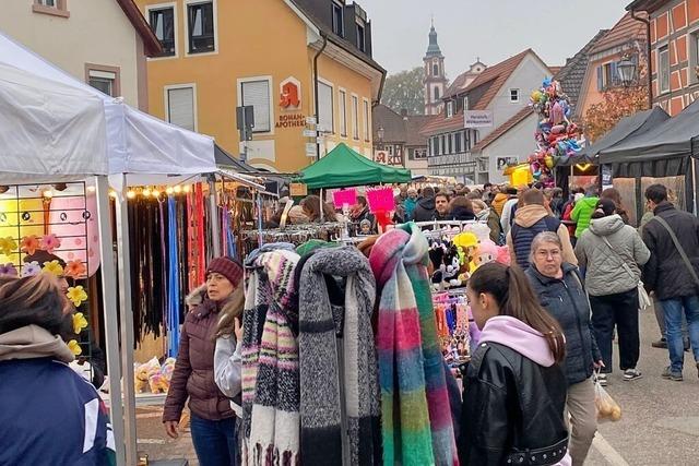 Gute Stimmung auf dem Ettenheimer Martinimarkt