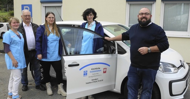 Anja Hgin (von links), Siegfried Thom...owitz, Daniel Bender (Geschftsfhrer)  | Foto: Gudrun Gehr