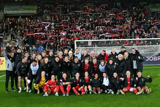 "Eine herausragende Vorstellung": Coach Nico Schneck ist stolz auf das 2:2 der SC-Fuballerinnen gegen den FC Bayern Mnchen