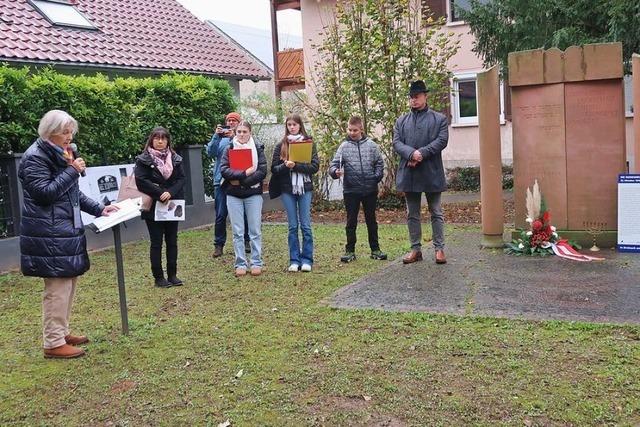 Bei Gedenken an Reichspogromnacht in Breisach und Ihringen werden Parallelen zu aktueller Lage gezogen