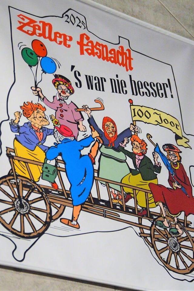 Das neue Zeller Motto :&#8222;&#8217;S war nie besser!&#8220;  | Foto: Edgar Steinfelder