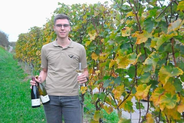 Jonas Vogel aus Oberbergen ist jahrgangsbester Weinbautechniker – und will das elterliche Weingut modernisieren