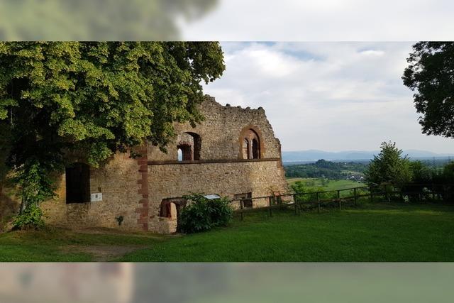 Sanierung der Burgruine Landeck kommt gut voran