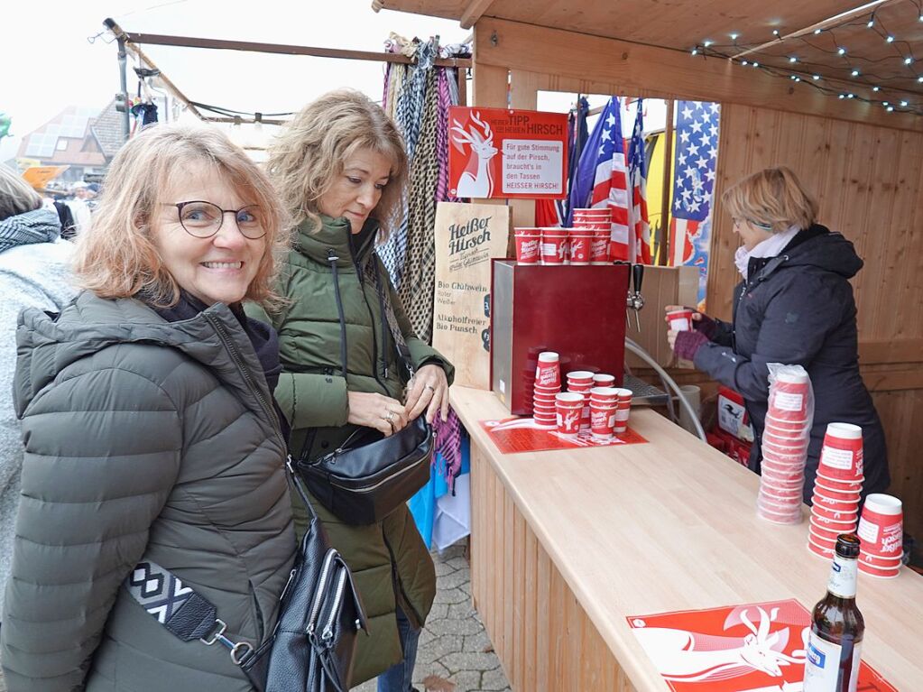 Nebel und gute Laune gab es beim Grwihler Martinimarkt