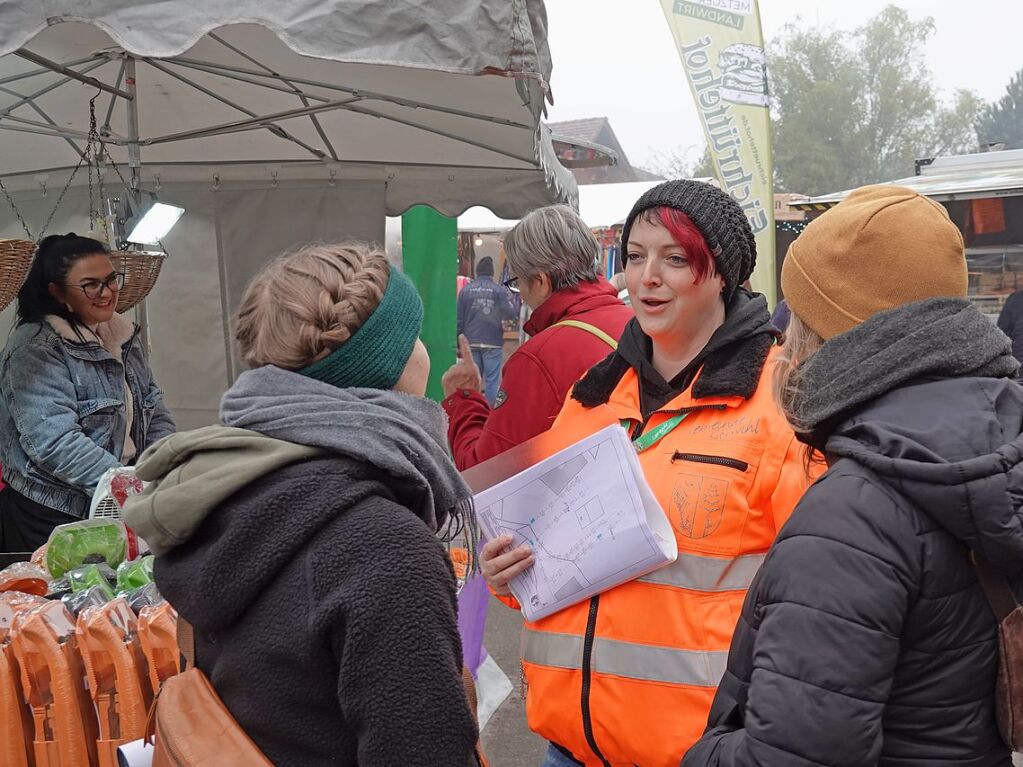 Nebel und gute Laune gab es beim Grwihler Martinimarkt