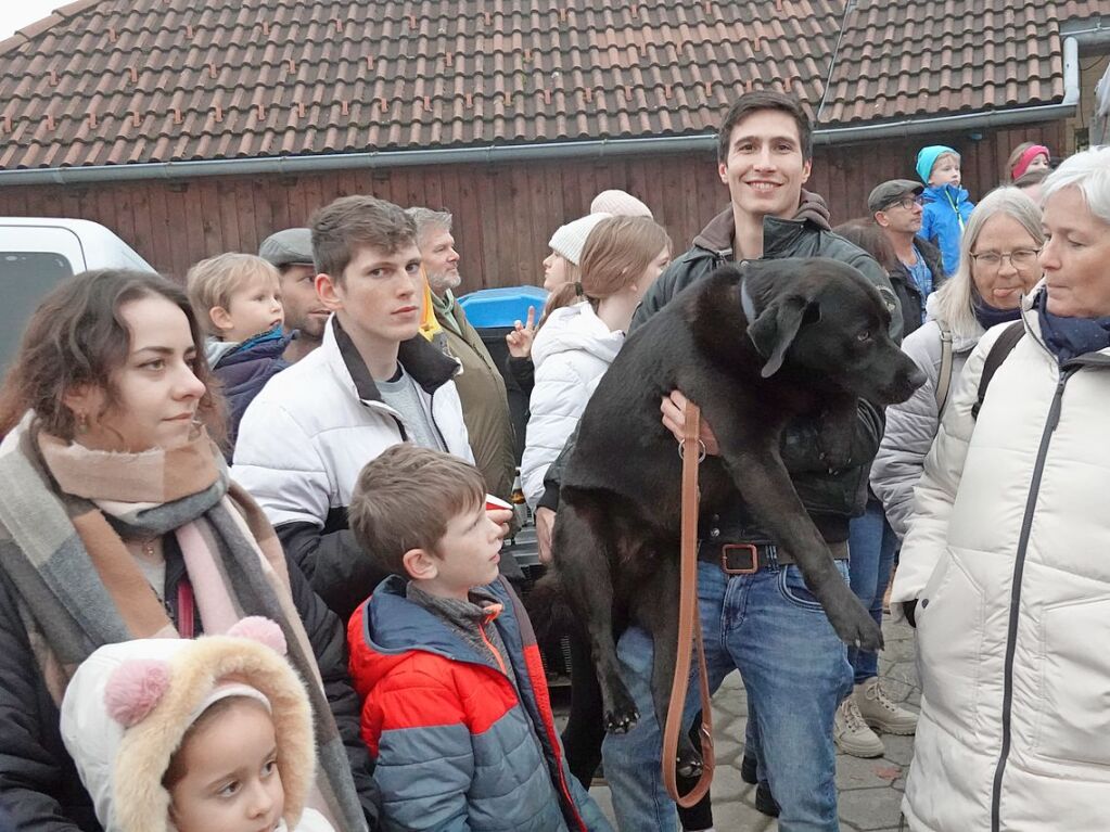 Nebel und gute Laune gab es beim Grwihler Martinimarkt