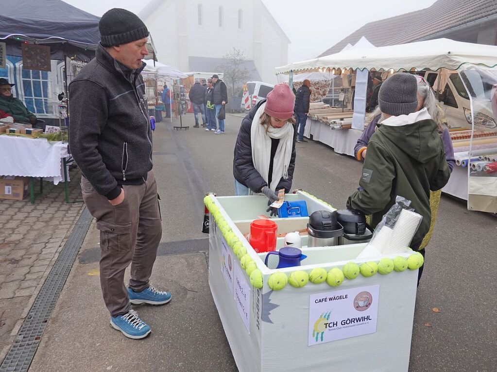 Nebel und gute Laune gab es beim Grwihler Martinimarkt