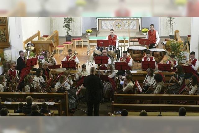 Trachtenkapelle sorgt beim Kirchenkonzert fr groe Gefhle