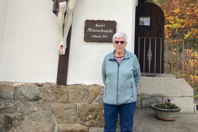 Gerda Dietsche ist Mesnerin der Antonius-Kapelle in Mnstertal - und berichtet von Wundern