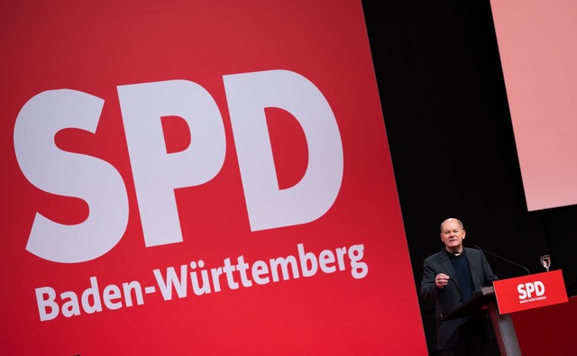 Die Landes-SPD steht laut Parteichef S...stagswahl am 23. Februar. (Archivbild)  | Foto: Silas Stein/dpa