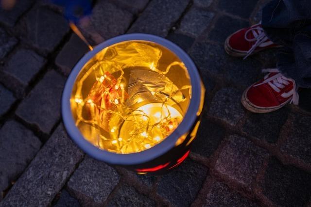 St.-Martins-Laternen fr Kleinkinder haben oft eine kurze Lebensdauer