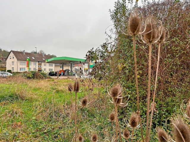 Auf einem Grundstck angrenzend an die Tankstelle ist das Vereinsheim geplant.   | Foto: Mark Alexander