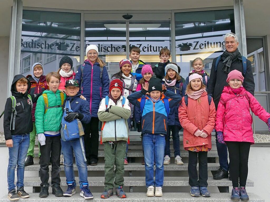 Klasse 4f der Grundschule Denzlingen