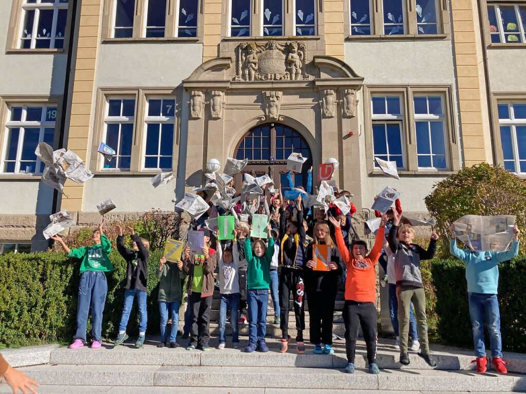 Klasse 4a und 4b der Sommerberg-Schule Lenzkirch