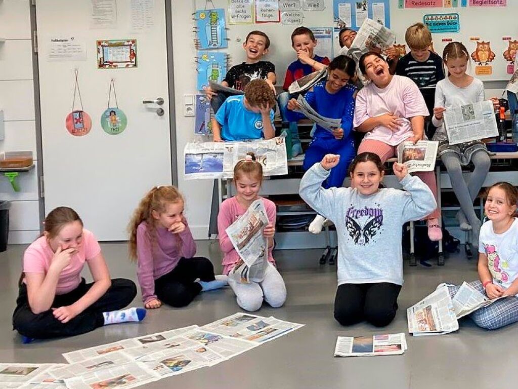 Klasse 4b der Anne Frank Grundschule Freiburg (Teil 1)