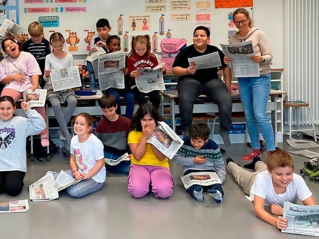 Klasse 4b der Anne Frank Grundschule Freiburg (Teil 2)