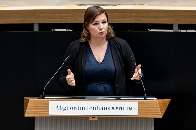 Gr&uuml;nen-Abgeordnete Antje Kapek se...u ihren Vorschl&auml;gen. (Archivbild)  | Foto: Fabian Sommer/dpa