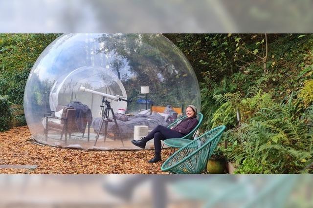 Glamping boomt –  wie ist es, im Bubble Tent in Elzach zu bernachten?