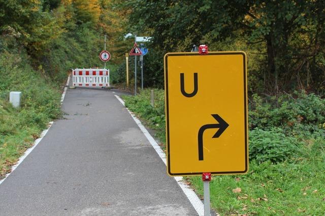 Darum sperrt Emmendingen eine wichtige Brcke entlang eines Radwegs