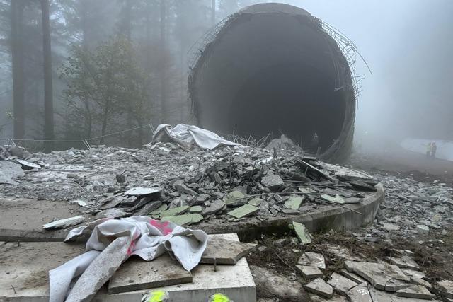 Nebel hat die Sprengung des zweiten Windrads auf dem Schauinsland verzgert