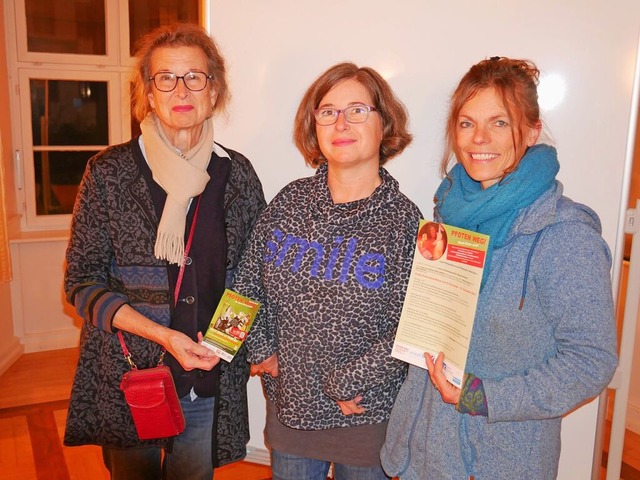 Magdalena von Schnau, Julia Gebrande ...d im Kampf gegen sexualisierte Gewalt.  | Foto: Michael Gottstein