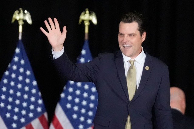 Matt Gaetz ist bisher Abgeordneter im US-Repr&auml;sentantenhaus. (Archivbild)  | Foto: John Bazemore/AP