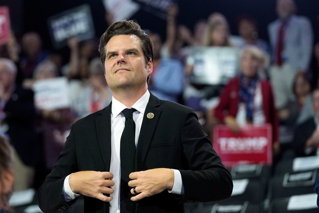 Matt Gaetz gilt als einer der radikalsten Abgeordneten im Kongress. (Archivbild)  | Foto: Evan Vucci/AP/dpa