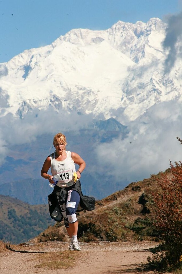 Auch bei der sogenannten Mount-Everest...230 Kilometer war Wefelnberg am Start.  | Foto: privat