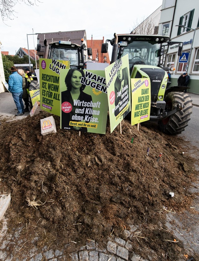 Ein Beteiligter am Protest wurde vom A...von 4000 Euro verurteilt. (Archivbild)  | Foto: Silas Stein/dpa