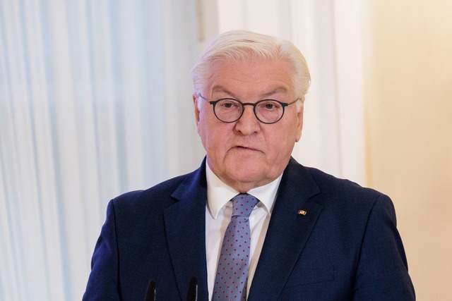 Bundespr&auml;sident Steinmeier besuch...uml;bingen und Renningen. (Archivbild)  | Foto: Carsten Koall/dpa