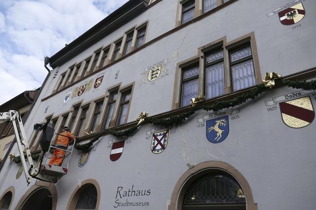 Staufen wird vorweihnachtlich