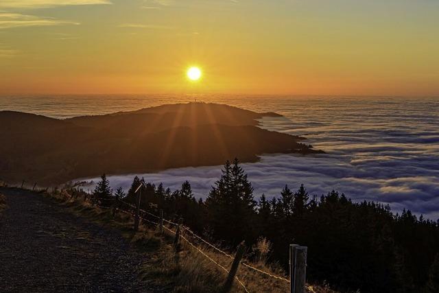 Abendlicher Blick vom Belchen