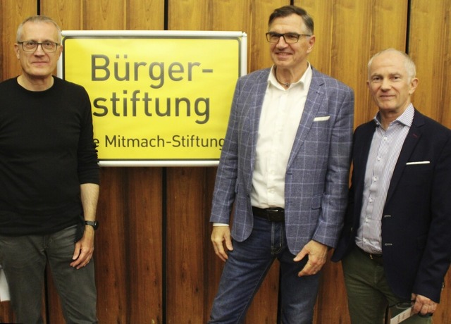 Stefan Hoog, Nikolaus Krger und Rdig...links) wurden in den Vorstand gewhlt.  | Foto: Rolf Reimann