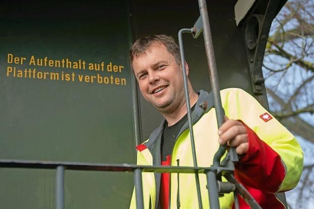 In Mnchingen wurde ein alter Bahnwagen zum Treffpunkt mit Bar umgebaut