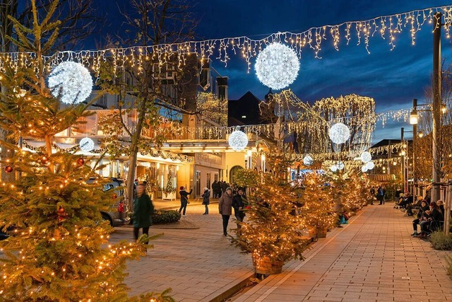 Der weihnachtlich geschmckte Boulevard am Rotteckring  | Foto: FWTM / Baschi Bender