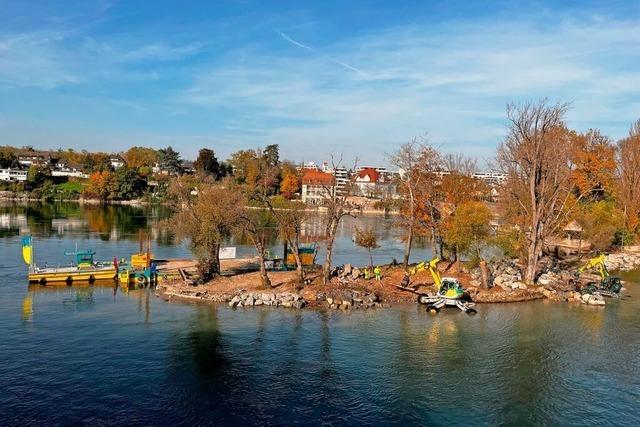 Es gibt Zweifel, ob der neue Weg auf dem Rheinfelder Inseli hochwasserfest ist